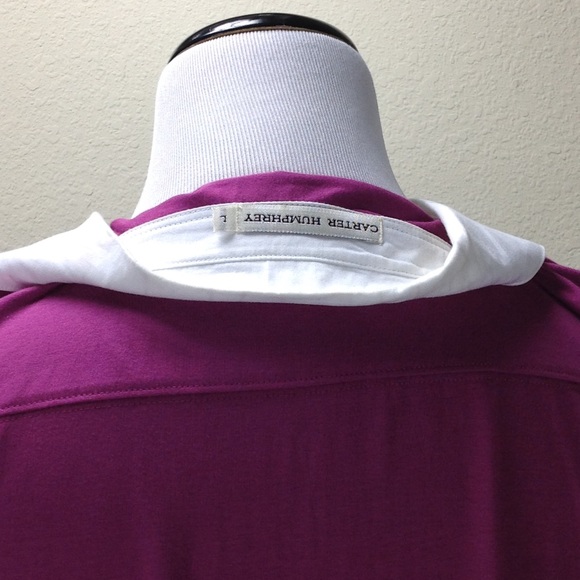 Carter Humphrey Purple & White Long Sleeve… - Picture 5 of 8